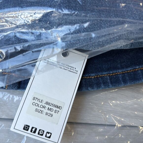 Judy blue Johnny high-rise hidden button fly dad‎ jeans Women's NWT in packaging - Picture 10 of 12